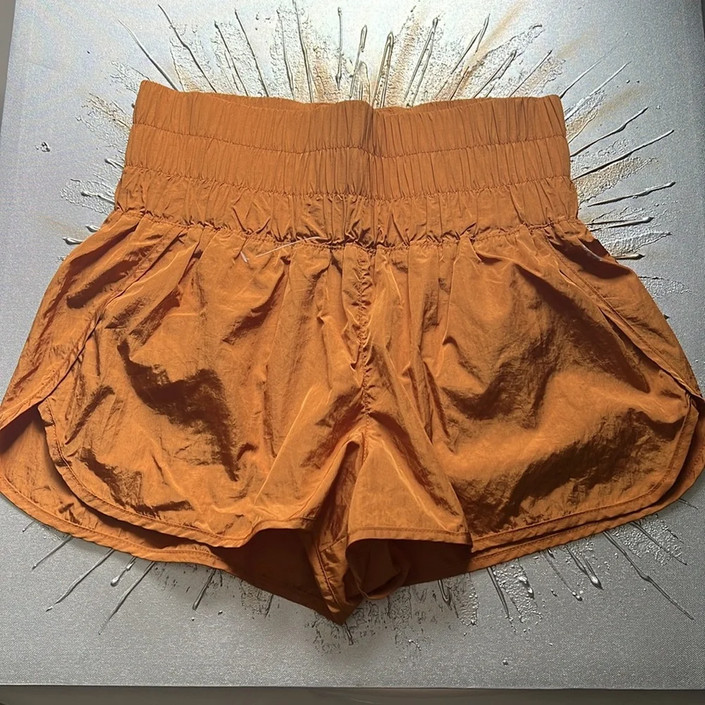 Free People FP Movement The Way Home Shorts in Honey Mallow